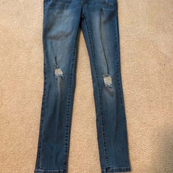 Dark blue denim overalls - Picture 2 of 4